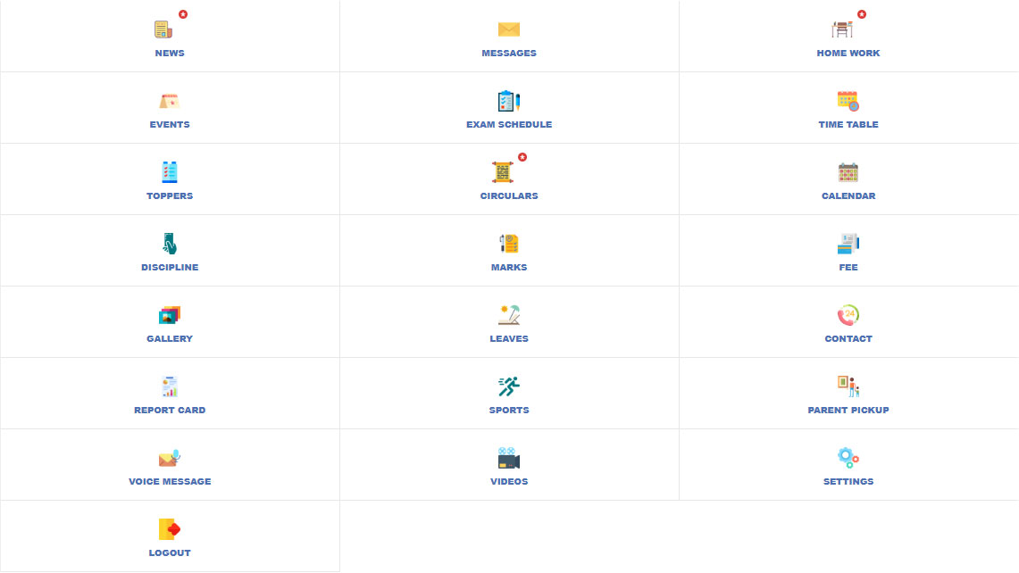 Parent Portal Dashboard
